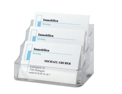 Plastic name tag holder, 210 pcs, SIGEL, transparent
