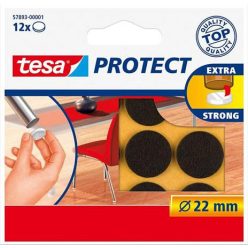   Filckorong, karcolásgátló, 22 mm, TESA "Protect", barna