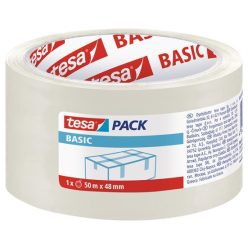   Packaging tape, 48 mm x 50 m, TESA "Basic", transparent