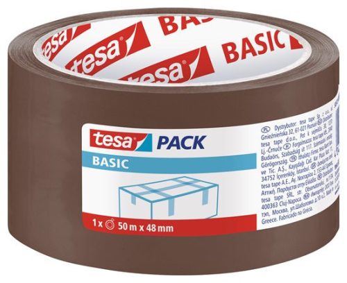 Packaging tape, 48 mm x 50 m, TESA "Basic", brown