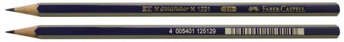 Grafitceruza, 2H, hatszögletű, FABER-CASTELL "Goldfaber"