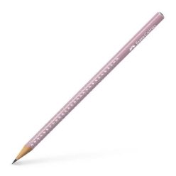   Grafitceruza, B, háromszögletű, FABER-CASTELL "Sparkle", gyöngyház rózsaszín