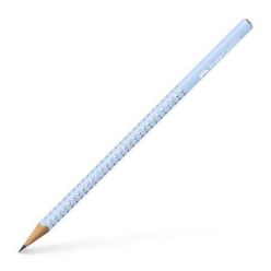   Grafitceruza, B, háromszögletű, FABER-CASTELL "Sparkle", gyöngyház égkék