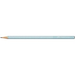   Grafitceruza, B, háromszögletű, FABER-CASTELL "Sparkle", metál óceánkék