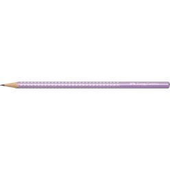   Grafitceruza, B, háromszögletű, FABER-CASTELL "Sparkle", metál lila