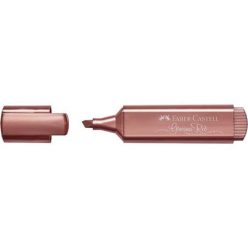   Szövegkiemelő, 1-5 mm, FABER-CASTELL "1546", metál piros
