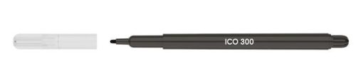 Stainless steel, 1 mm, ICO "300", black
