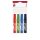 Flipchart marker készlet, 1-4 mm, vágott, ICO "Artip 12", 4 különböző szín