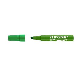   Flipchart marker, 1-4 mm, vágott, ICO "Artip 12 ", zöld