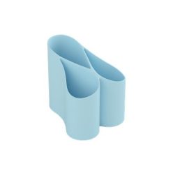 Pen holder, ICO "Lux", pastel blue