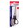 Office scissors, 21.5 cm, with rubber grips, ICO, black