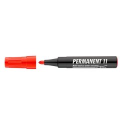   Alkoholos marker, 1-3 mm, kúpos, ICO "Permanent 11", piros