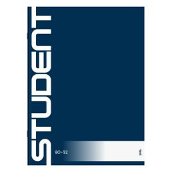   Notebook, stapled, A4, plain, 32 pages, ICO "Student"