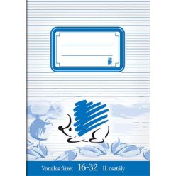   Notebook, stapled, A5, lined, 32 pages, 2nd class, ICO "Süni"