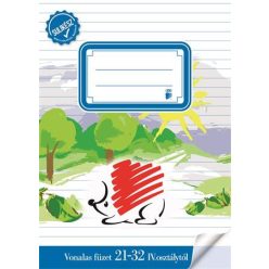   Notebook, stapled, A5, ruled, 32 pages, grade 4, ICO "Süni Sulikész"
