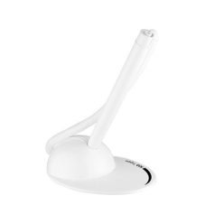   Ügyféltoll, 0,8 mm, fehér tolltest, ICO "T-Pen", kék