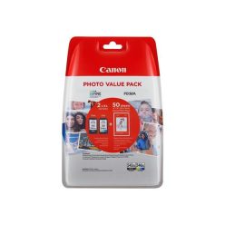   PG-545XL/CL546XL Ink cartridge multipack for Pixma MG2450, 2550, CANON, b+c + GP501 (50 sheets 10x15) paper
