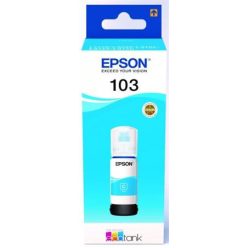   T00S24A Ink EcoTank for L3110, L3150, L1110 printers, EPSON 103, cyan, 65 ml