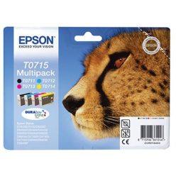   T07154010 Ink cartridge multipack for Stylus D78, D92, D120, EPSON, b+c+m+y, 23,9ml