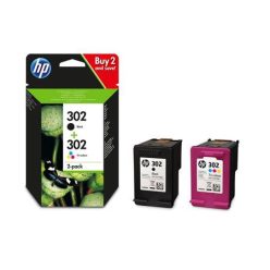   X4D37AE Ink cartridge multipack for DeskJet 2130 printer, HP 302, black, colour, 190+165 pages