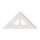 Triangle ruler, plastic, 45°, KOH-I-NOOR