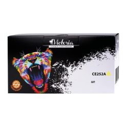  CE252A Lézertoner ColorLaserJet CM3530, CP3525 nyomtatókhoz, VICTORIA TECHNOLOGY 504A, sárga, 7k