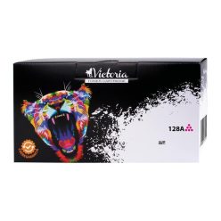   CE323A Lézertoner Color LaserJet Pro CM1415, CP1525N nyomtatókhoz, VICTORIA TECHNOLOGY 128A, magenta, 1,3k