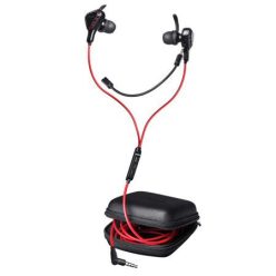   Fülhallgató, mikrofonnal, gaming, TRUST "GXT408 Cobra", fekete-piros