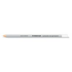   Jelölőceruza, hatszögletű, mindenre író, lemosható (omnichrom), STAEDTLER "Lumocolor 108", fehér