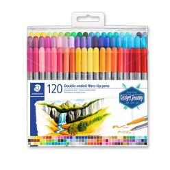   Set of 0.8/3.0 mm double-ended rust eraser, STAEDTLER® "3200", 120 different colours