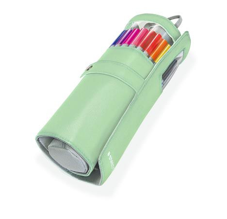 Set of needle felt pens in roll-up pen holder, 0.3 mm, STAEDTLER "Triplus® 334", 20 different colours