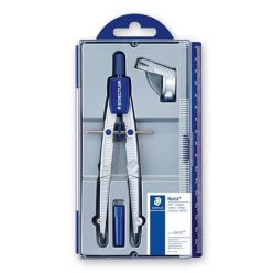  Körző készlet, precíziós, 3 darabos, STAEDTLER "Noris 550 01/02"