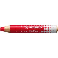   Táblaceruza fehértáblához, flipchartpapírhoz, kúpos, STABILO "MARKdry", piros