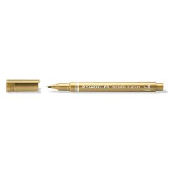   Dekormarker, 1-2 mm, kúpos, STAEDTLER "8323", arany