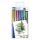 Dekormarker, 1-2 mm, kúpos, STAEDTLER "8323", 6 különböző metál szín, ajándék fekete tusfilccel