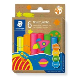   Modelling clay set, STAEDTLER "Noris® jumbo 842", 6 different neon colours