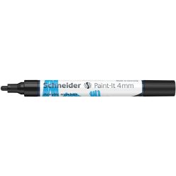   Dekormarker, akril, 4 mm, SCHNEIDER "Paint-It 320", fekete