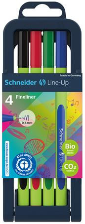 Needle Felt Set, 0,4 mm, SCHNEIDER "Line-Up", 4 different colours
