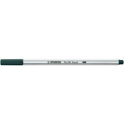 Brush eraser, STABILO "Pen 68 brush", earth green