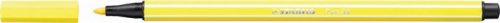 Rust eraser, 1 mm, STABILO "Pen 68", neon yellow