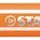 Stainless steel pen, 1 mm, STABILO "Pen 68", pale orange