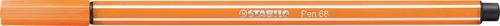 Stainless steel pen, 1 mm, STABILO "Pen 68", pale orange