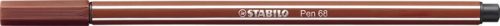 Rust eraser, 1 mm, STABILO "Pen 68", brick red