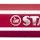 Rust eraser, 1 mm, STABILO "Pen 68", dark red