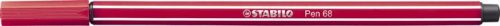 Rust eraser, 1 mm, STABILO "Pen 68", dark red