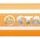 Stainless steel pen, 1 mm, STABILO "Pen 68", orange