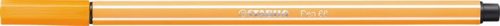 Stainless steel pen, 1 mm, STABILO "Pen 68", orange