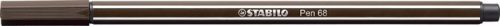 Rust eraser, 1 mm, STABILO "Pen 68", coffee brown