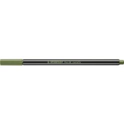   Rust eraser, 1.4 mm, STABILO "Pen 68 metallic", metallic light green