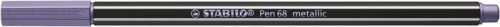 Stainless steel pen, 1.4 mm, STABILO "Pen 68 metallic", metallic purple